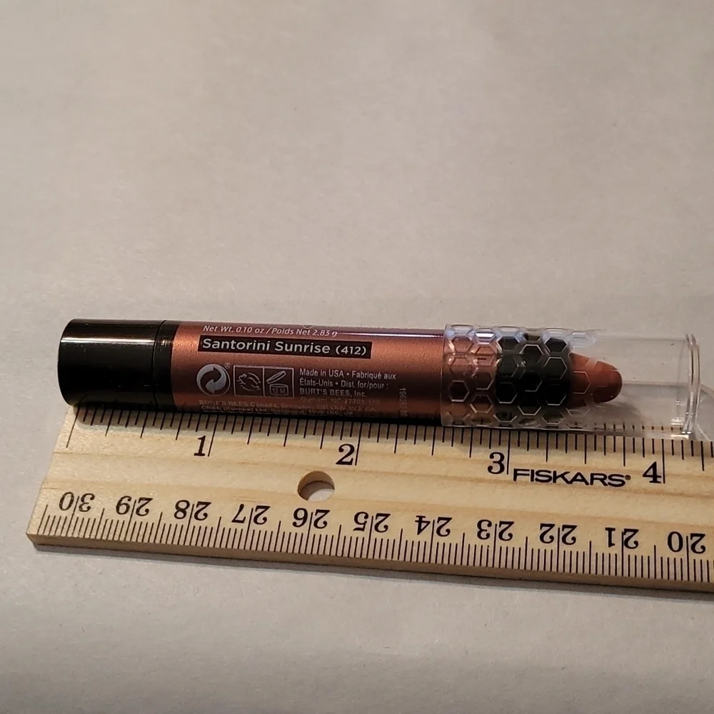 Burt's Bees Gloss Lip Crayon 2 Pack NEW